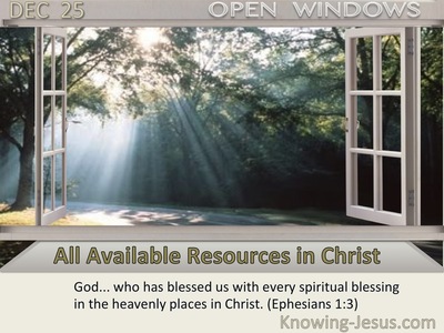 All Available Resources in Christ